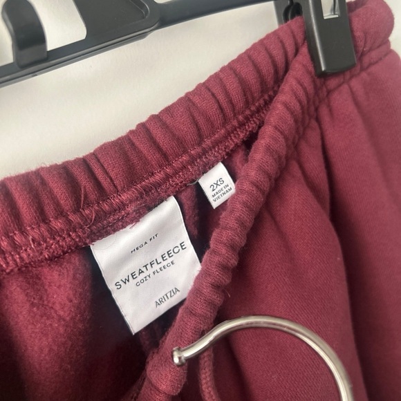 Aritzia Burgundy Hoodie and Sweatpants Set - Picture 3 of 5